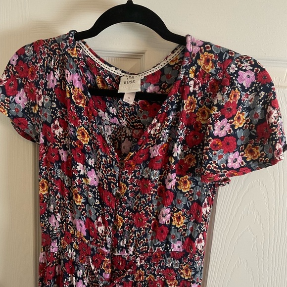 Knox Rose Flutter Floral Midi Dress Size small - Picture 3 of 10